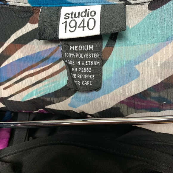 Studio 1940 Blouse SZ - M - Picture 4 of 4